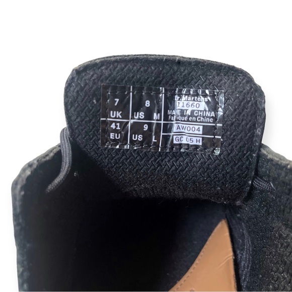 RARE Dr. Martens Special Edition Black Leather Shoes Brogues, Men’s 8, Women’s 9 - Picture 12 of 14